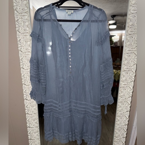 Sundance • Sheer Prairie Dress - Picture 3 of 11